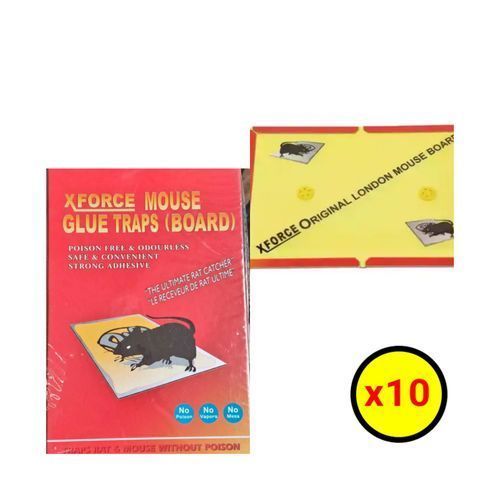 XFORCE Fast Rat Catcher Gum Mouse Glue Trap Rat Trap Board - 10 Pieces Item | Buy XFORCE Fast Rat Catcher Gum Mouse Glue Trap Rat Trap Board - 10 Pieces | SPOP Enterprise Global
